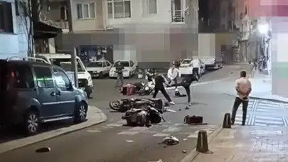 Tekirdağ'da 2 kişinin yaralandığı kavganın görüntüleri ortaya çıktı