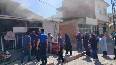 Elazığ'da müstakil evde korkutan yangın