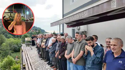 Rize'deki trafik kazasında ölen Gamze Saklı defnedildi