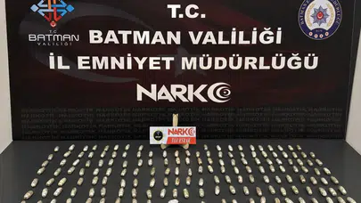 Batman'da bir yolcunun midesinden 1 kilo esrar çıktı