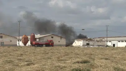 Konya’da havai fişek deposunda yangın : Patlamalar paniğe neden oldu