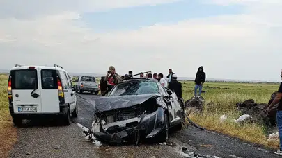 Diyarbakır'da araç araziye uçtu : 1 kişi öldü, 3 kişi yaralandı