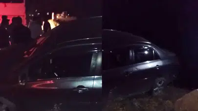 Hakkari'de otomobil şarampole yuvarlandı