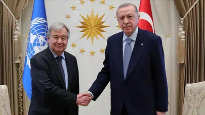 Cumhurbaşkanı Erdoğan, BM Genel Sekreteri ile görüştü