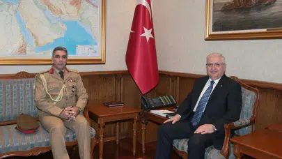 Bakan Güler Irak’ın Ankara Askerî Ataşesi ile görüştü