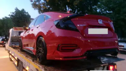 Edirne Uzunköprü'de drift ve makas atan sürücülere rekor ceza