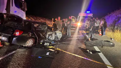 Şanlıurfa'da korkunç kaza : 2 ölü, 6 yaralı
