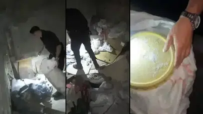 Kağıthane'de aile binasının kömürlüğü uyuşturucu deposu çıktı : 1 tutuklama