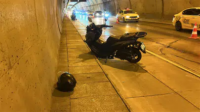 Bomonti-Dolmabahçe Tüneli'nde kaza : Kaygan zemin 3 kişiyi yaraladı