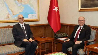 Bakan Güler, Mısır Büyükelçisi El Şeyh ile bir araya geldi