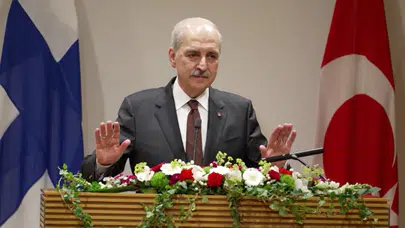 TBMM Başkanı Kurtulmuş Finlandiya'da konuştu : Türkiye Avrupa için teminattır