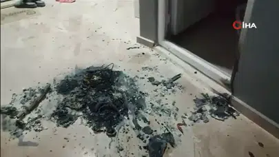 Sakarya Karasu'da bebek arabalarını yakan şahıs gözaltına alındı