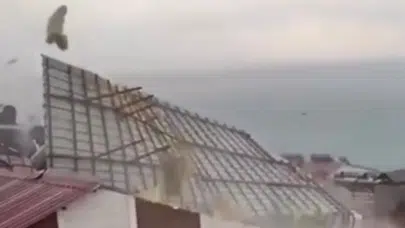 Bitlis’te dolu ve fırtına etkili oldu