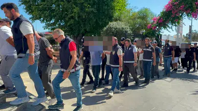 Muğla Fethiye'de göçmen operasyonu : 9 tutuklu