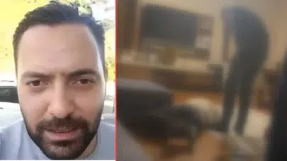 Cemil Koç'un bir kadına şiddet uyguladığı görüntüler ortaya çıktı