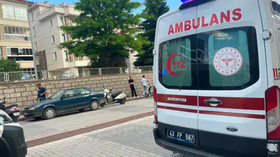 Kütahya Tavşanlı'da motosiklet hafif ticari araca arkadan çarptı : 1 yaralı