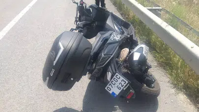 Bilecik'te motosiklet kazası : Yolcu hayatını kaybetti