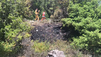 Muğla Menteşe'de yangın : Ekiplerin müdahalesiyle kontrol altında
