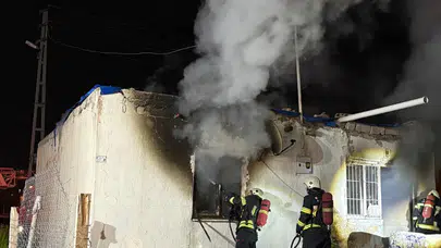 Kayseri Kocasinan'da müstakil evde yangın