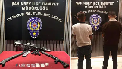 Gaziantep’te yasa dışı silahlanma operasyonu : Çok sayıda silaha el kondu