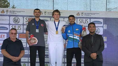 ISSF Gençler Dünya Şampiyonası'nda Fahrettin Can Er'den büyük başarı
