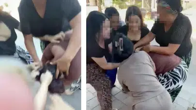 Antalya 5 kadının saldırısına uğrayan kadın çocuğunun yanında darp edildi