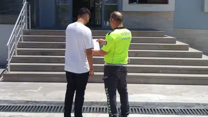 Mersin'de trafiği tehlikeye atan sürücüye 21 bin lira ceza yazıldı