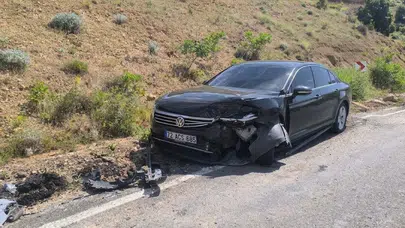 Batman'da iki otomobil çarpıştı, 1 kişi yaralandı