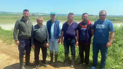Bursa Yenişehir'de sağanak ve dolu afeti : Tarım arazileri sular altında