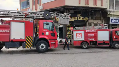 Şanlıurfa'da korku dolu anlar : İş yerinde yangın çıktı