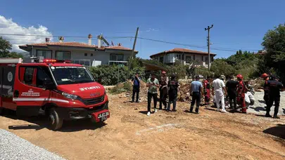 Muğla'da altyapı çalışmasında korkunç kaza : 27 yaşındaki işçi toprak altında kaldı