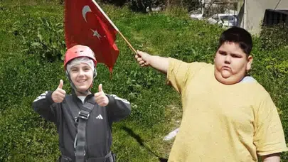 5 yaşında 90 kilo olan Yağız 40 kiloya düştü