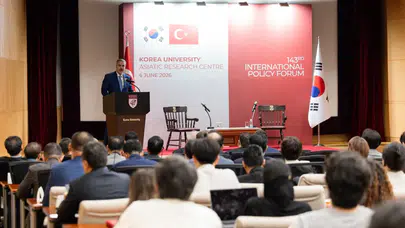 Bakan Fidan, Kore Üniversitesi'nde konuşma yaptı