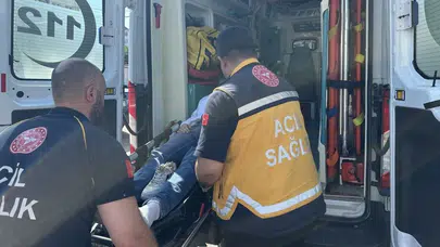Tekirdağ'da feci kaza : Motosiklet sürücüsü yaralandı