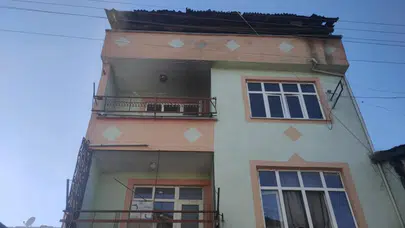 Samsun Vezirköprü'de korkutan yangın : Bir kişi ağır yaralandı