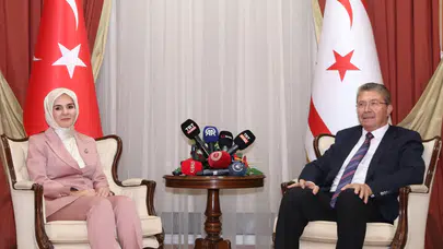 KKTC Başbakanı Üstel, Bakan Göktaş ile görüştü