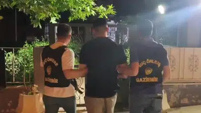 İzmir Gaziemir’de 18 yıl 9 ay kesinleşmiş cezası bulunan firari çatı katında yakalandı