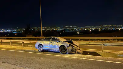 Kayseri'de kaza : 3 yaşındaki bebek yaralandı