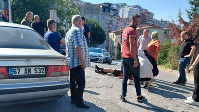 Zonguldak Alaplı'da otomobilin çarptığı çocuk yaralandı