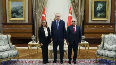 Cumhurbaşkanı Erdoğan, İspanya Anayasa Mahkemesi Başkanvekili Huertas’ı kabul etti