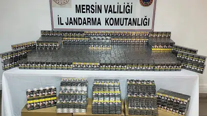 Mersin’de kaçak makaron operasyonu : 21 kilo tütün ele geçirildi