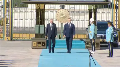 Cumhurbaşkanı Erdoğan, Polonya Cumhurbaşkanı Nawrocki'yi karşıladı