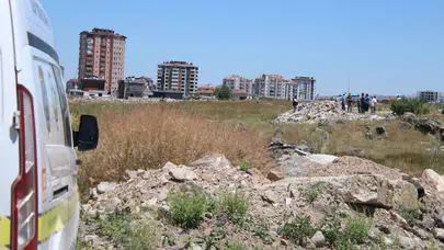 Kayseri'de boş arazide molozların arasında erkek cesedi bulundu