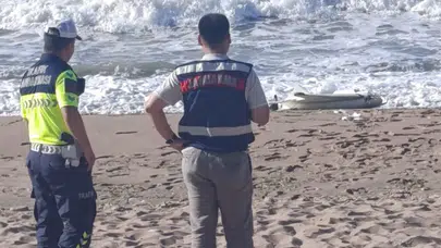 Bartın Kurucaşile'de plajda silahlı insansız hava aracı bulundu
