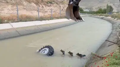 Malatya Darende'de traktör kazası