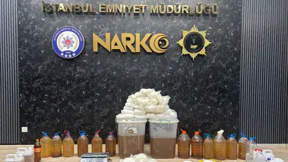 İstanbul'da uyuşturucu operasyonu : Şişli ve Eyüpsultan'da 187 kilogram metamfetamin ele geçirildi