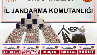 Jandarmadan iki ilde uyuşturucu operasyonu : 7 tutuklama
