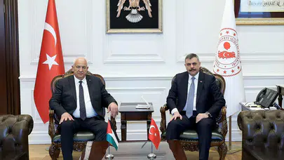 Bakan Çiftçi, Filistinli mevkidaşı El-Rih ile görüştü