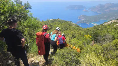Fethiye Babadağ'da yamaç paraşütü kazası : 2 yaralı tedavi altında