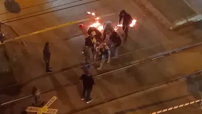 Bandırma'da helyum balonları elektrik akımına kapıldı : 1 kişi yaralandı